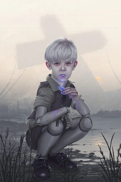 Fine Art Print: A Real Boy by Eran Fowler