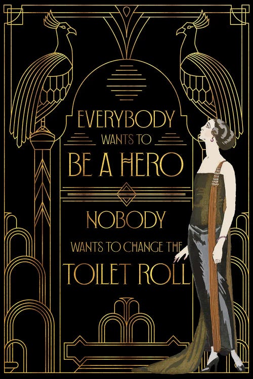 Everybody Wants To Be A Hero by Emmi Fox Designs wall art