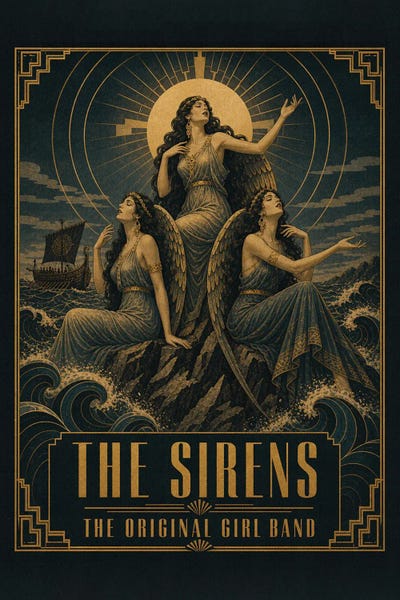 Wall Art: The Sirens by Emmi Fox Designs