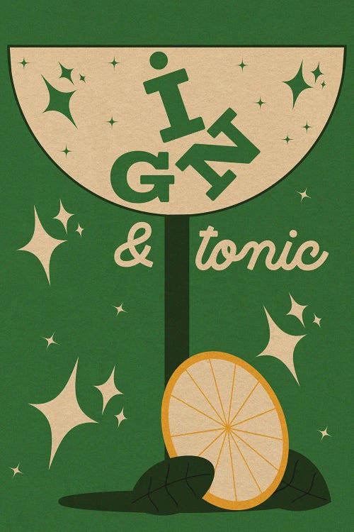 Gin Tonic by Emmi Fox Designs wall art