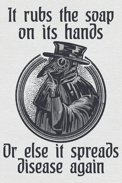 Giclee Features: Plague Doctor by Emmi Fox Designs