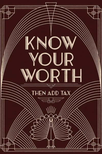 Art Deco: Know Your Worth by Emmi Fox Designs