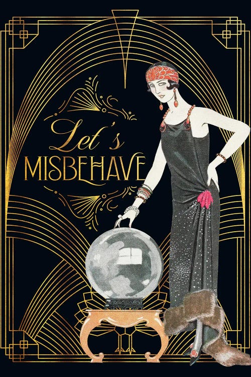 Let's Misbehave by Emmi Fox Designs wall art