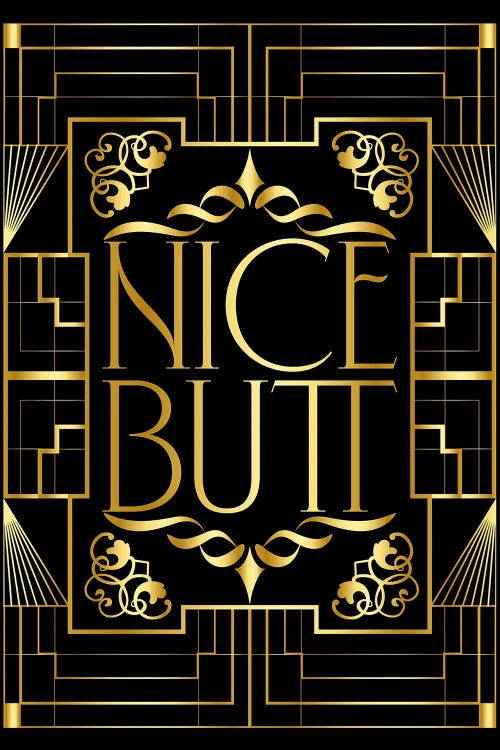 Nice Butt by Emmi Fox Designs wall art