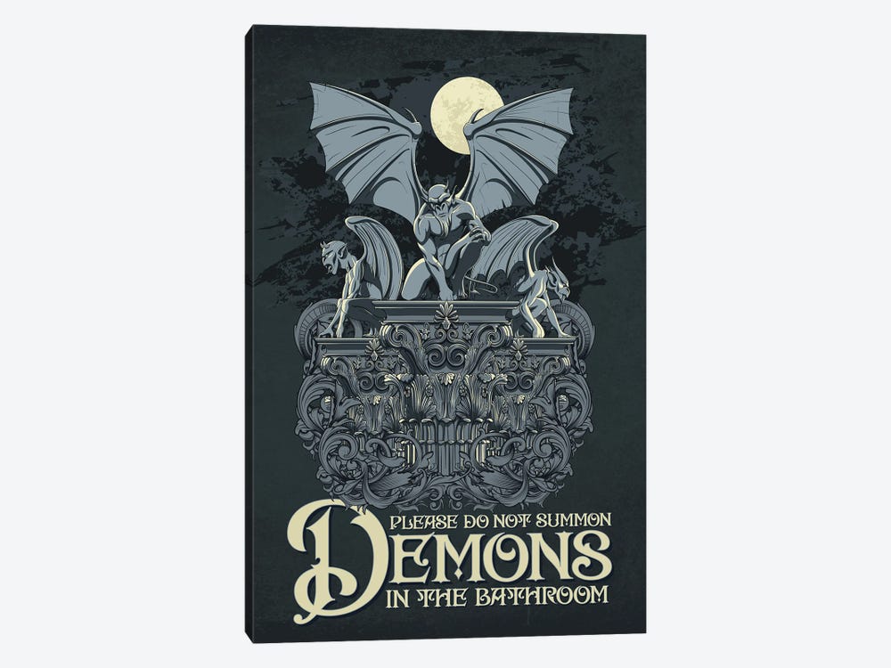 Please Do Not Summon Demons by Emmi Fox Designs 1-piece Canvas Artwork