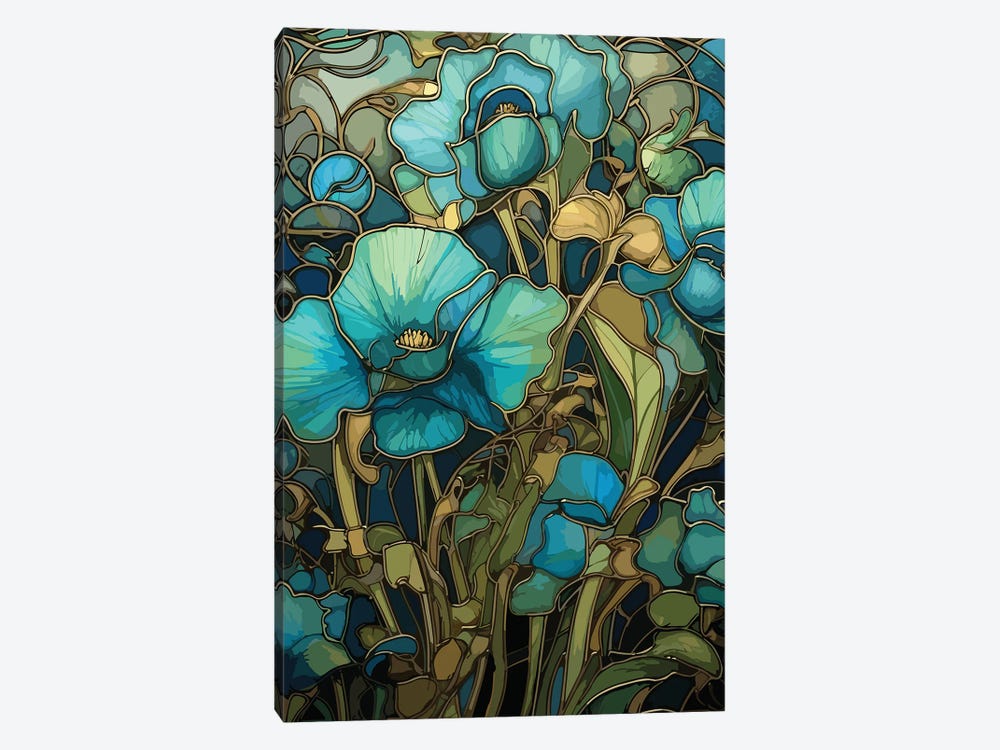 Gilded Flowers by Emmi Fox Designs 1-piece Canvas Wall Art