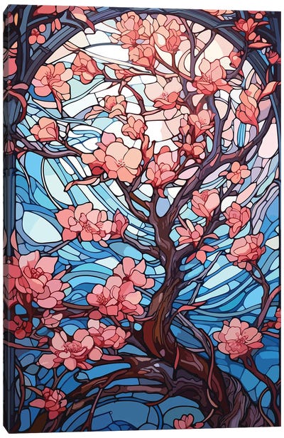 Sakura Flowers Canvas Art Print - Emmi Fox Designs