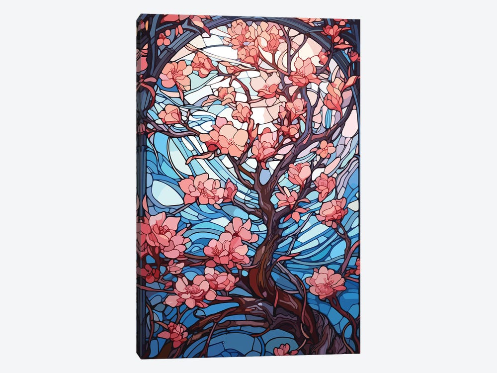 Sakura Flowers by Emmi Fox Designs 1-piece Canvas Art Print