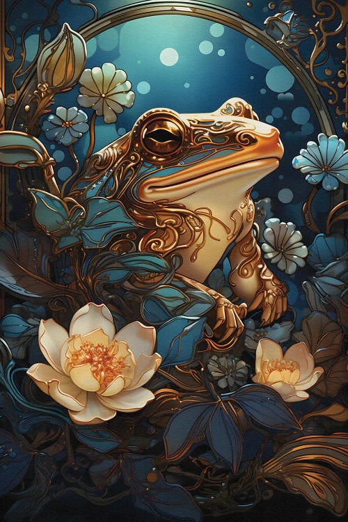 Modern Frog by Emmi Fox Designs wall art