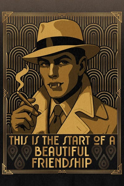 Smoking: Beautiful Friendship by Emmi Fox Designs