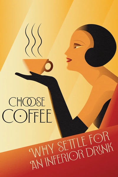 Choose Coffee by Emmi Fox Designs canvas print