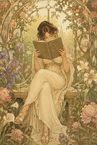 Emmi Fox Designs - Acrylic Wall Art: The Reader by Emmi Fox Designs