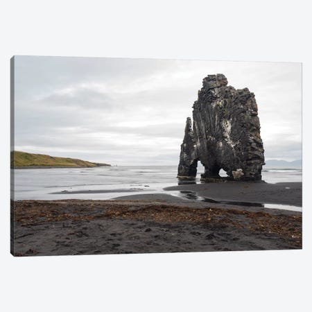 Hvitserkur, A Basalt Sea Stack, Eastern Shore, Vatnsnes Peninsula, Iceland Canvas Print #EGO98} by Ellen Goff Canvas Art