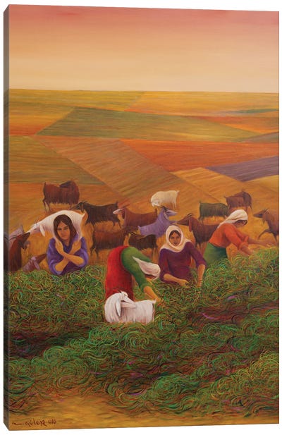 Harvest Season Canvas Art Print - Middle Eastern Décor