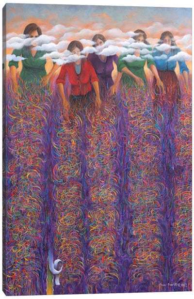 In A Dream World Canvas Art Print - Farmer Art