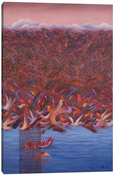 The Last Of The Birds Canvas Art Print - Emin Güler