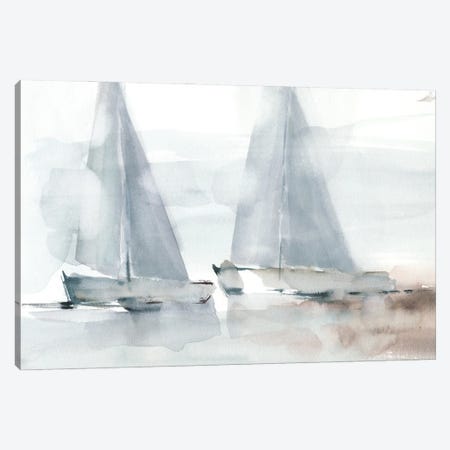 Misty Sails I Canvas Print #EHA1028} by Ethan Harper Canvas Art