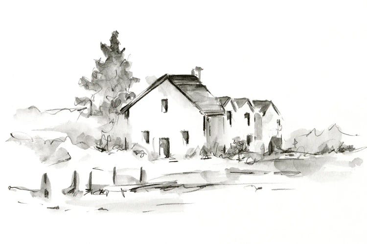 Rural Farmhouse Study II by Ethan Harper wall art