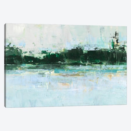 Treelined Waterfront II Canvas Print #EHA1062} by Ethan Harper Canvas Art