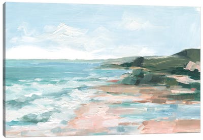 Coral Sand Beaches I Canvas Art Print - Ethan Harper