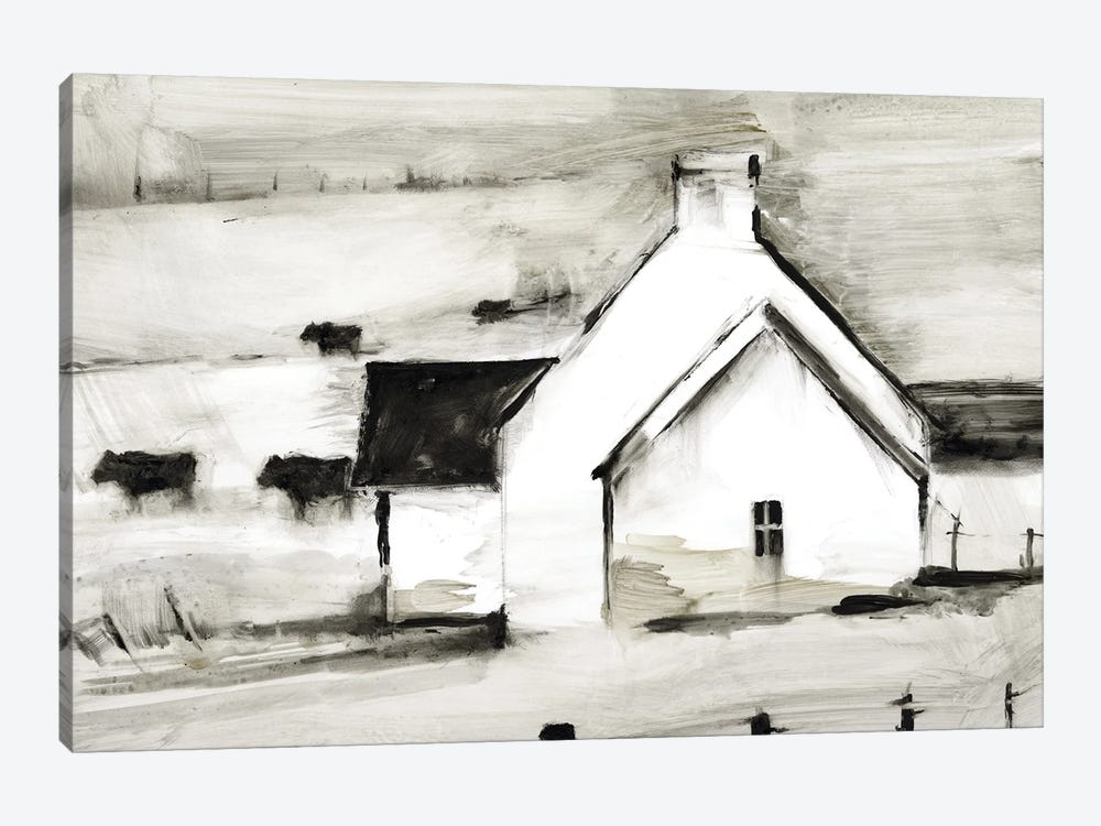 English Farmhouse I by Ethan Harper 1-piece Canvas Art Print