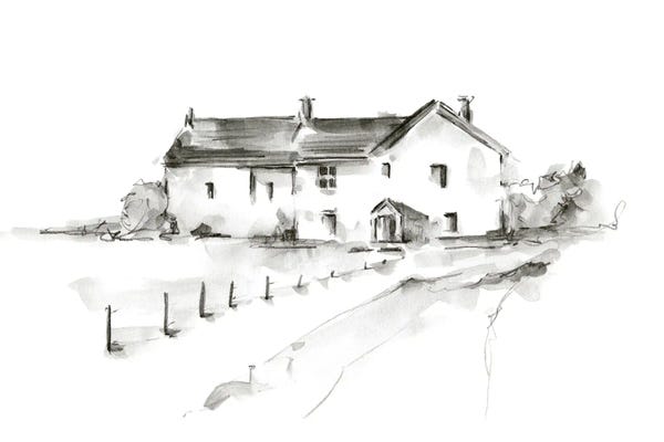 Farms: Rural Farm House Study I by Ethan Harper