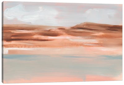 Desert Haze II Canvas Art Print - Pantone 2024 Peach Fuzz