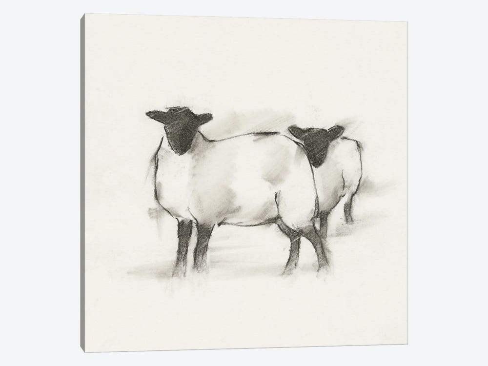 Folksie sheep I by Ethan Harper 1-piece Art Print