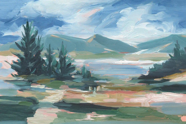 Pastel Lake View I by Ethan Harper wall art