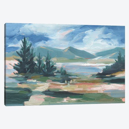 Pastel Lake View I Canvas Print #EHA1101} by Ethan Harper Art Print