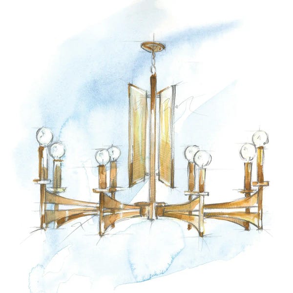 Chandeliers: Retro Fixtures I by Ethan Harper