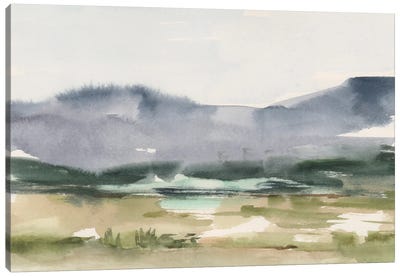 Valley View Watercolor I Canvas Art Print - Ethan Harper