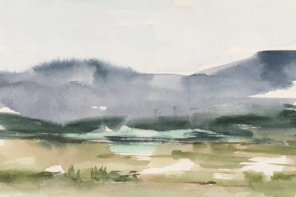 Valley View Watercolor I