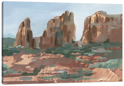 Western Rock Formation II Canvas Art Print - Ethan Harper