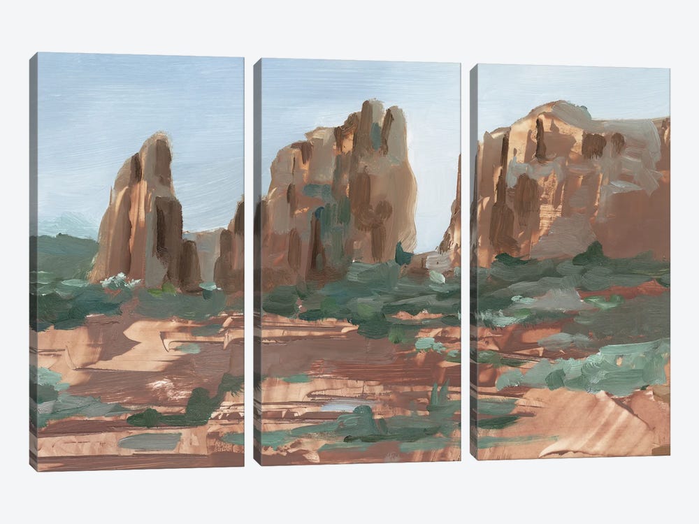 Western Rock Formation II by Ethan Harper 3-piece Canvas Artwork