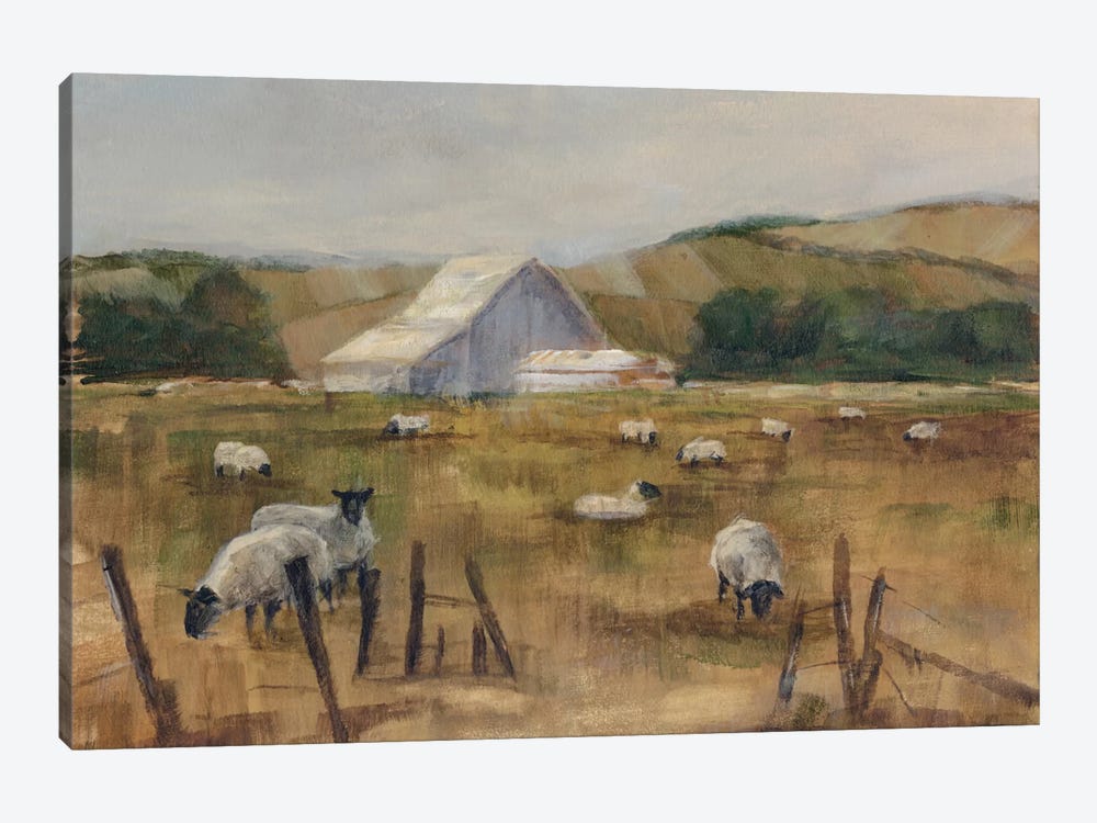 Grazing Sheep I by Ethan Harper 1-piece Canvas Art