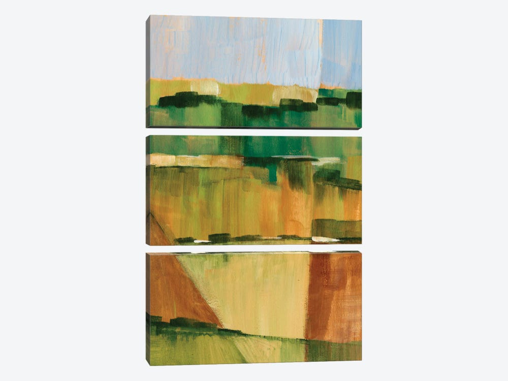 Pasture Abstract II 3-piece Canvas Print
