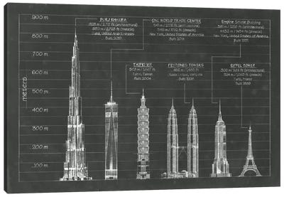 Architectural Heights Canvas Art Print - Burj Khalifa