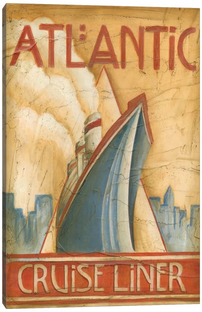 Atlantic Cruise Liner Canvas Art Print - Travel Posters