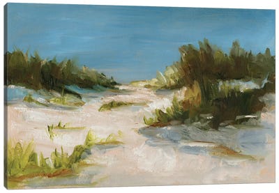 Summer Dunes I Canvas Art Print - Coastal Sand Dune Art