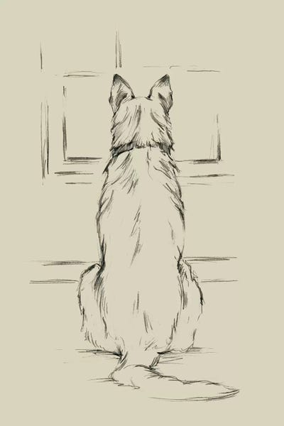 Animal Illustrations: Waiting For Master II by Ethan Harper