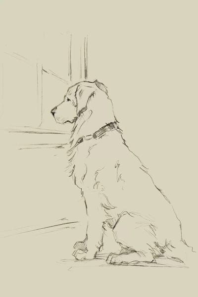 Animal Illustrations: Waiting For Master IV by Ethan Harper