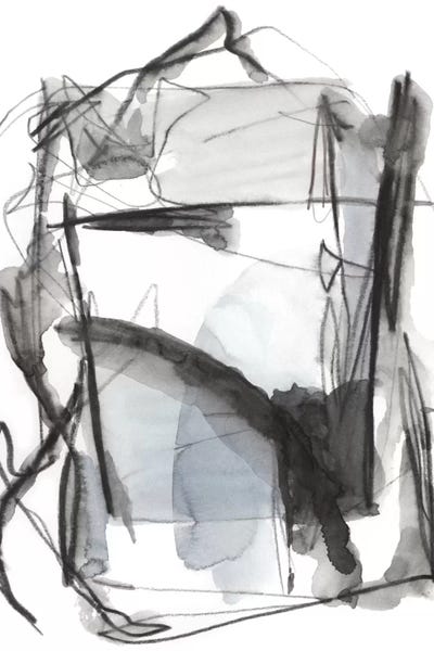 Black & White Abstract Art: Busy Intersection I by Ethan Harper
