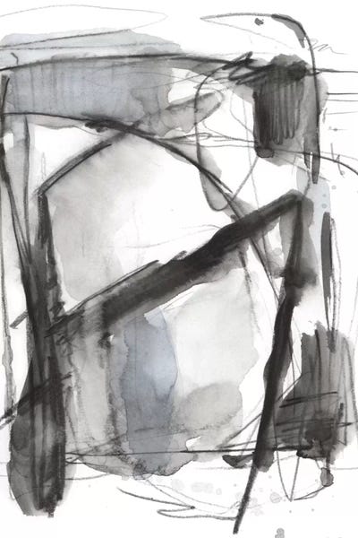 Black & White Abstract Art: Busy Intersection II by Ethan Harper