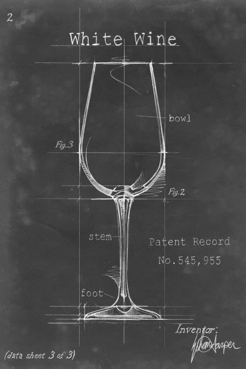 Barware Blueprint IV by Ethan Harper wall art