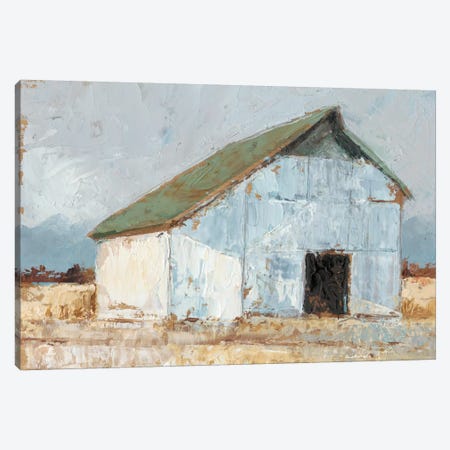 Whitewashed Barn I Canvas Print #EHA190} by Ethan Harper Canvas Wall Art