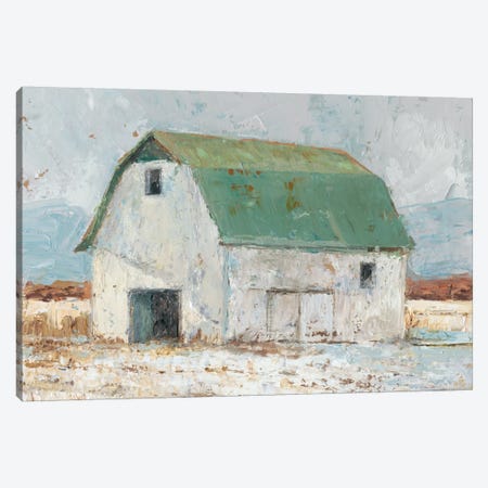 Whitewashed Barn II Canvas Print #EHA191} by Ethan Harper Canvas Wall Art