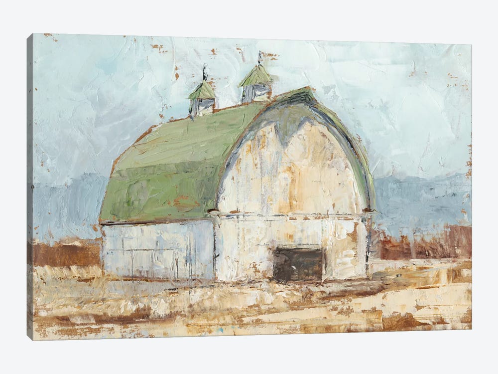 Whitewashed Barn III by Ethan Harper 1-piece Canvas Art Print