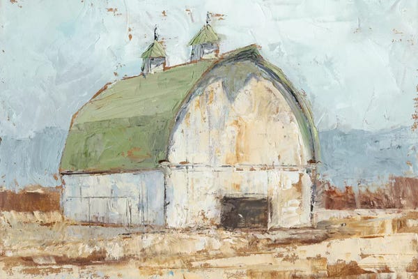 Ethan Harper: Whitewashed Barn III by Ethan Harper