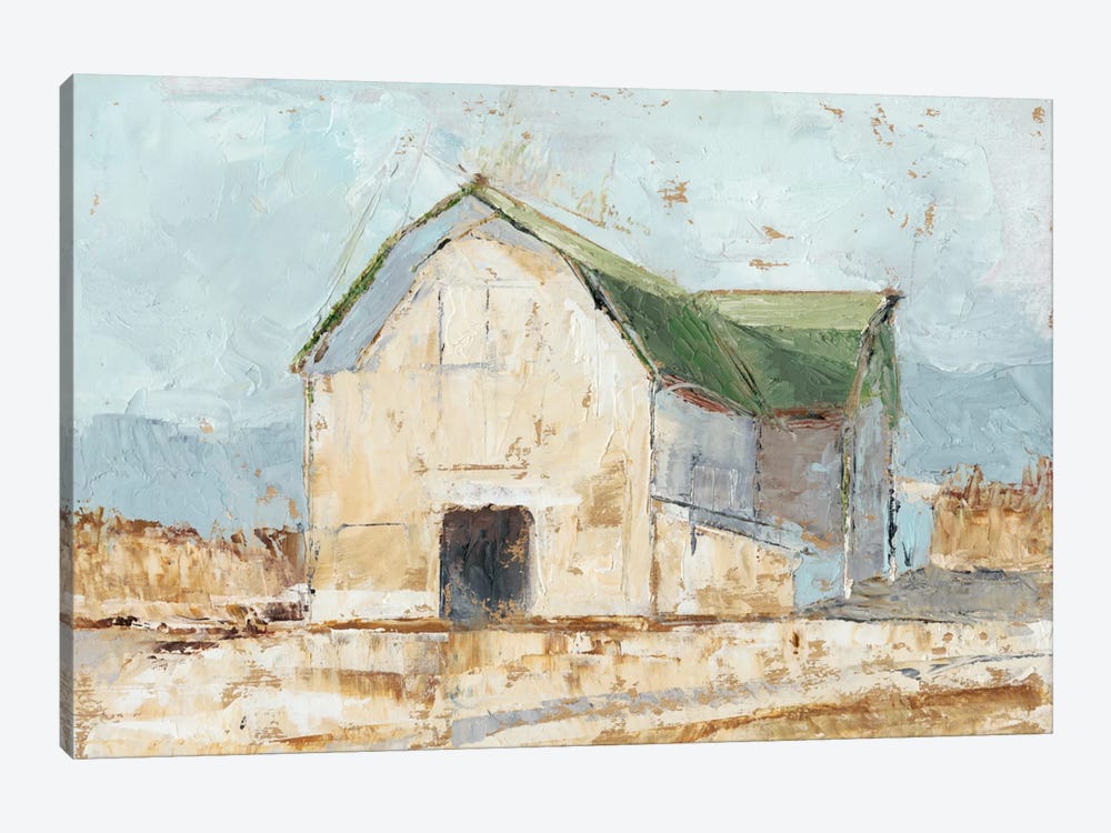 Whitewashed Barn IV by Ethan Harper 1-piece Canvas Artwork